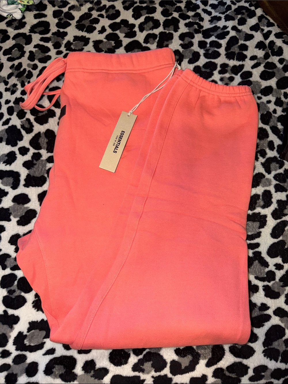 Essentials Coral Pink Sweatpants